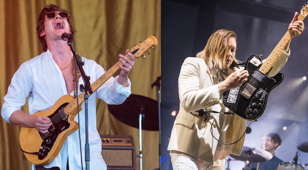consequence's tweet photo. Watch The Last Shadow Puppets improvise a new song about Arcade Fire: https://t.co/7xkdLhmTjh https://t.co/awi8byOxoj
