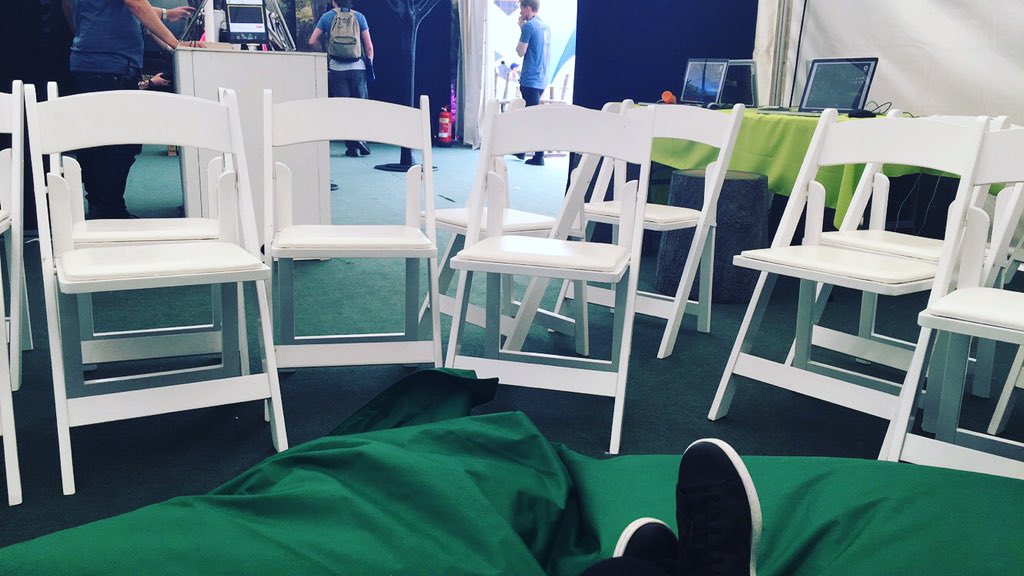 fahimakhatun_'s tweet photo. Was so tired that day! Waiting for them to leave so I could do this!!! #CBBCLive #awesomeauthors #Wolfblood https://t.co/rneKPJ4pU5