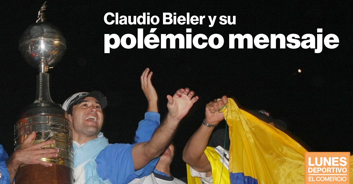 elcomerciocom's tweet photo. El 'Taca' Bieler dedicó unas palabras para el vicecampeón Independiente y para la hinchada » https://t.co/GMAzZ0Mxvv https://t.co/frUT8B6wMc