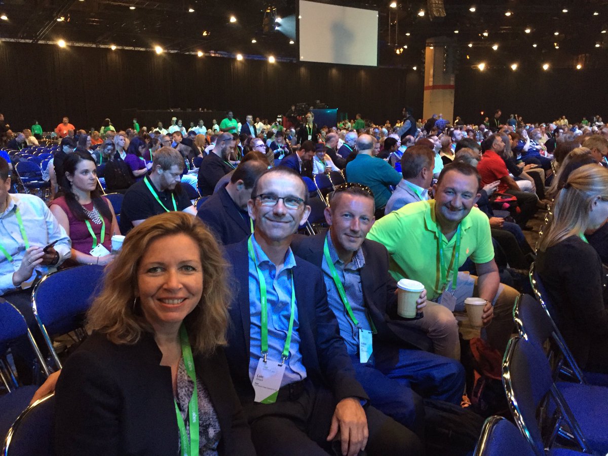 GCauchoix's tweet photo. Start of an amazing #SageSummit day 3 @DBLANCKAERT @MIMUL01 @mcazemages @LoicDinard https://t.co/N7qREaSS0Q