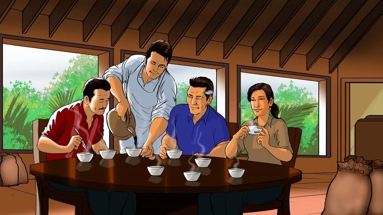 EdseyArt's tweet photo. It's #coffeetime☕️ ! #Chicago #storyboard #illustrator by @RickLundeen Lundeen 312-252-3000 https://t.co/eVINZqmOEO https://t.co/cWSRlotqv2