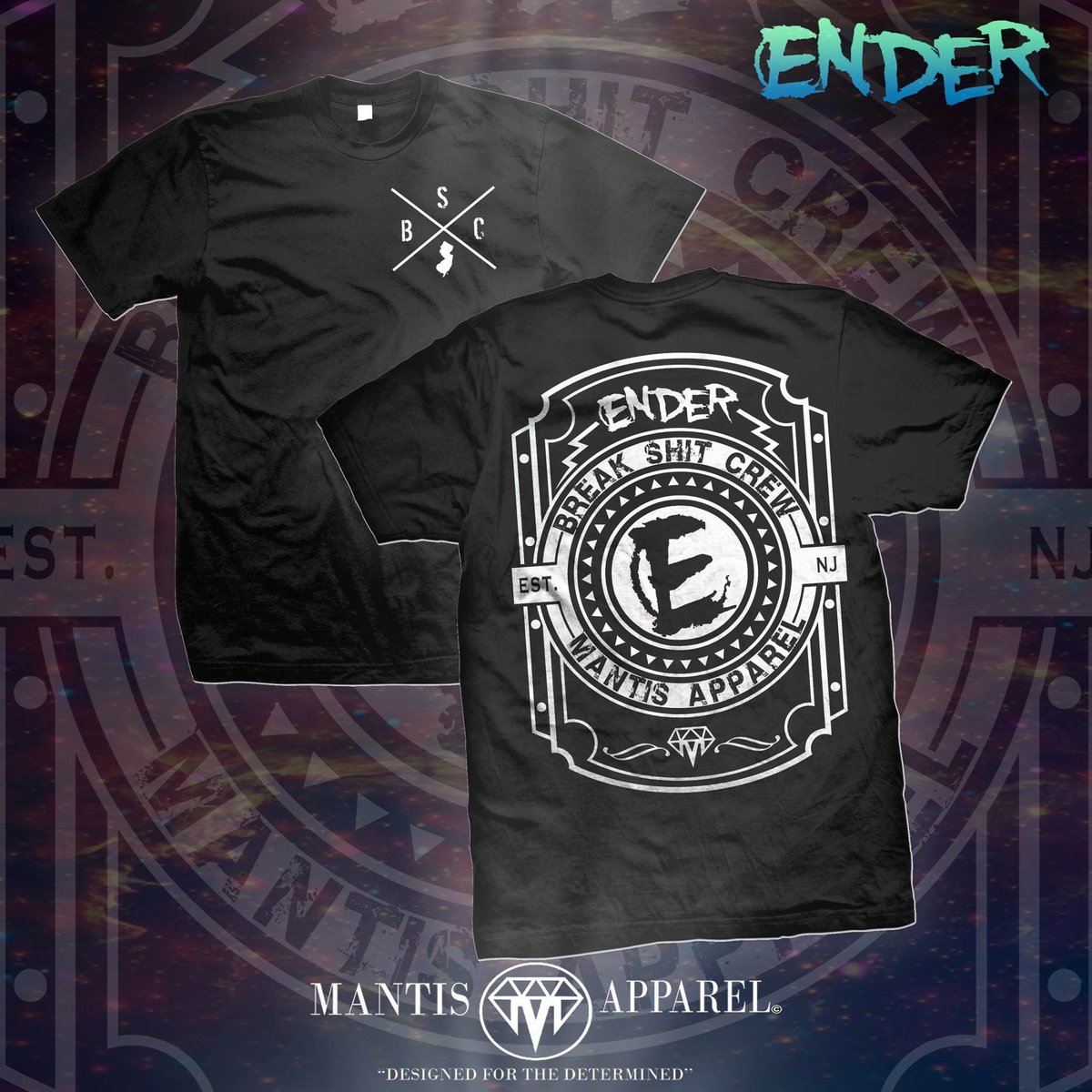 ENDERmetalnj's tweet photo. Pick up this LTD EDITION "Break Shit Crew" Ender/@mantisapparelnj collab t-shirt at any of our upcoming shows! https://t.co/oJtWHJEAUc