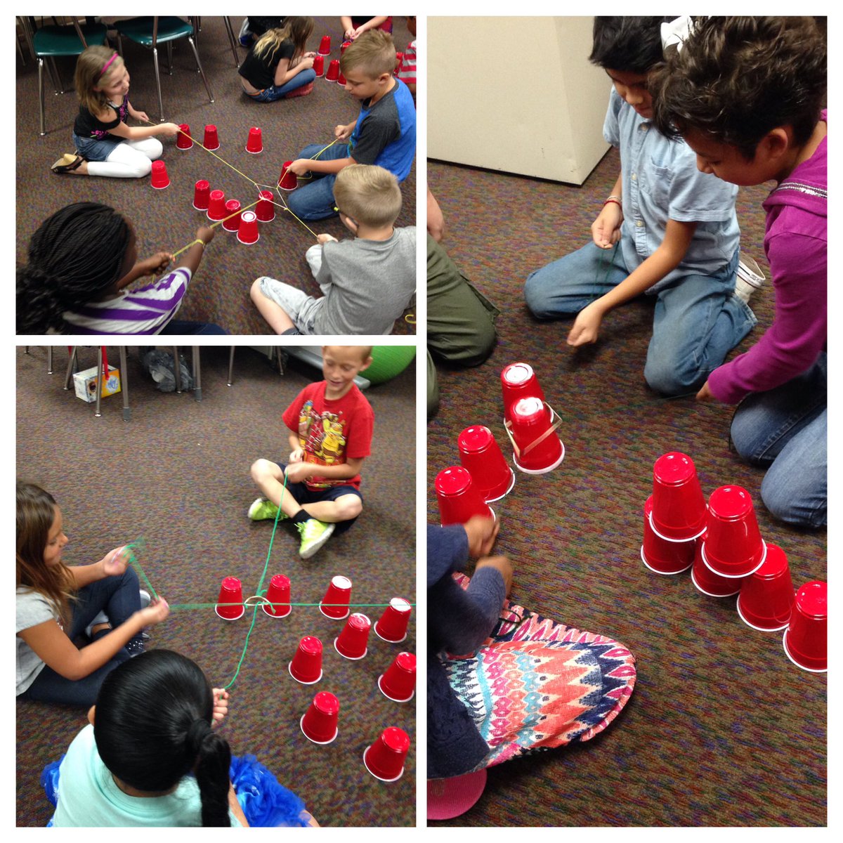 MsSchulz2's tweet photo. Great first day of THIRD grade! #teambuilding #WorkingTogether @SFE_3820 https://t.co/kLwxjwyMO7