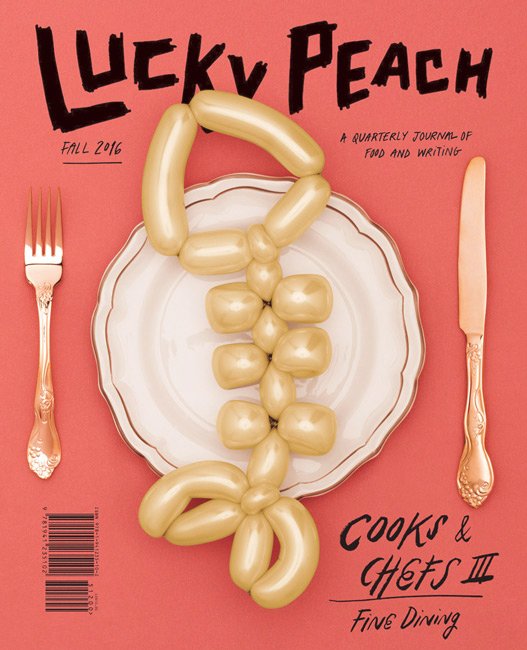 Newest cover for <a href="/LuckyPeach/">Lucky Peach</a> about fine dining! Photo by <a href="/aleksandrakingo/">ALEKSANDRA KINGO</a> balloon by Rob Driscoll  <a href="/BraulioAmado/">Bráulio Amado</a>