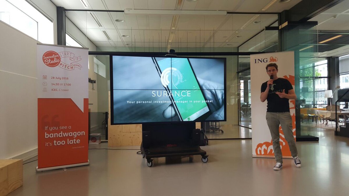 Leapfunder's tweet photo. Having a great time @ the Ing pitch competitions! Our @RutgerKemper is a jury selection member! #NlTech https://t.co/MsDQht94my
