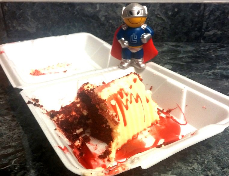 LarsenLawFLA's tweet photo. #MightyLars is going to dive face first into this red velvet cake and won't regret a thing! https://t.co/8R0OGR49OS
