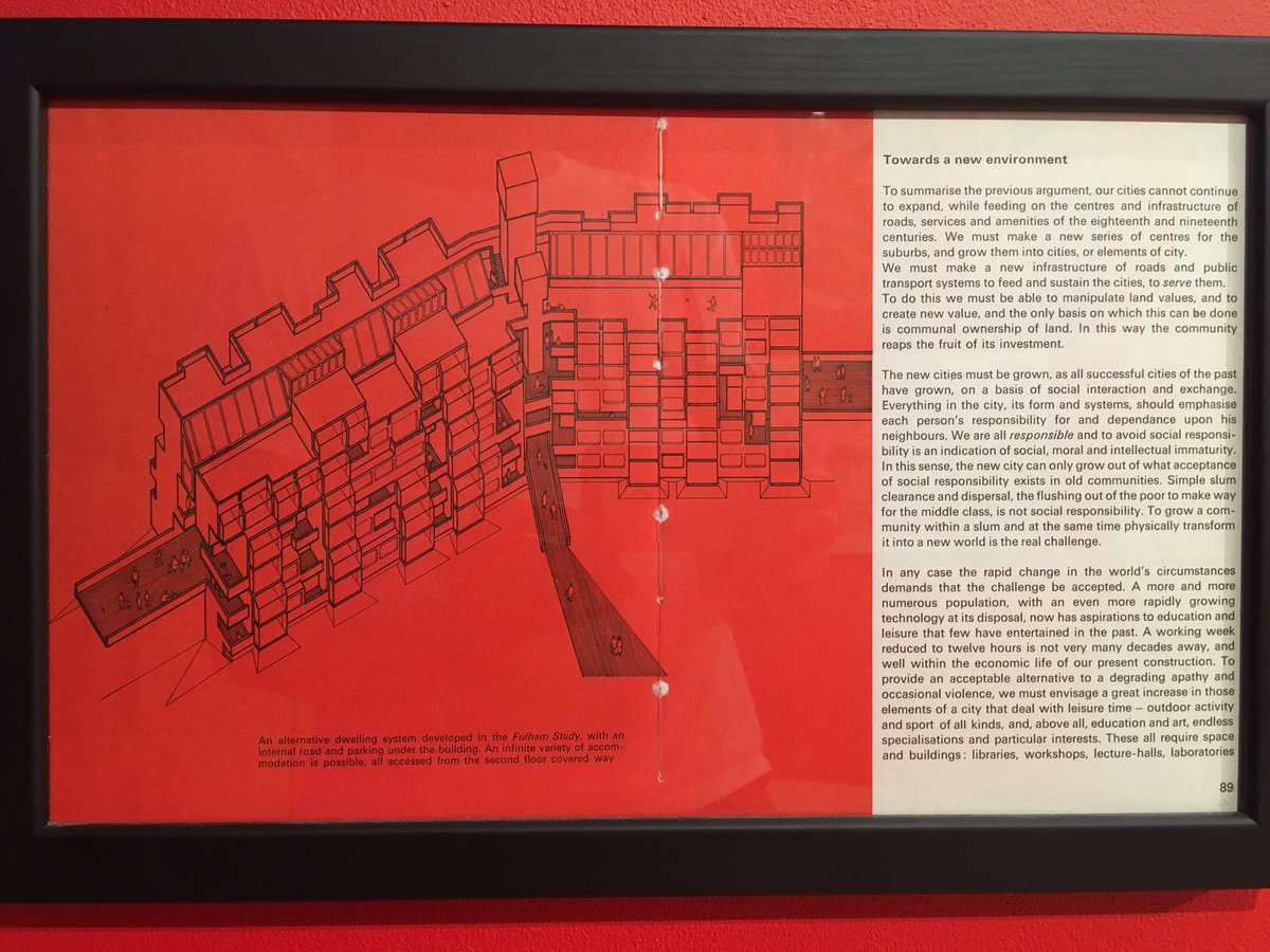 #PeterCook's 1964 #Fulham housing solution still pertinent today as when produced for #TheoCrosby @royalacademy