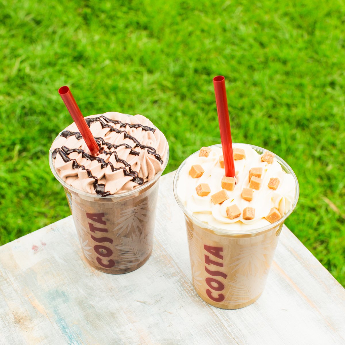 costa caramel fudge hot chocolate