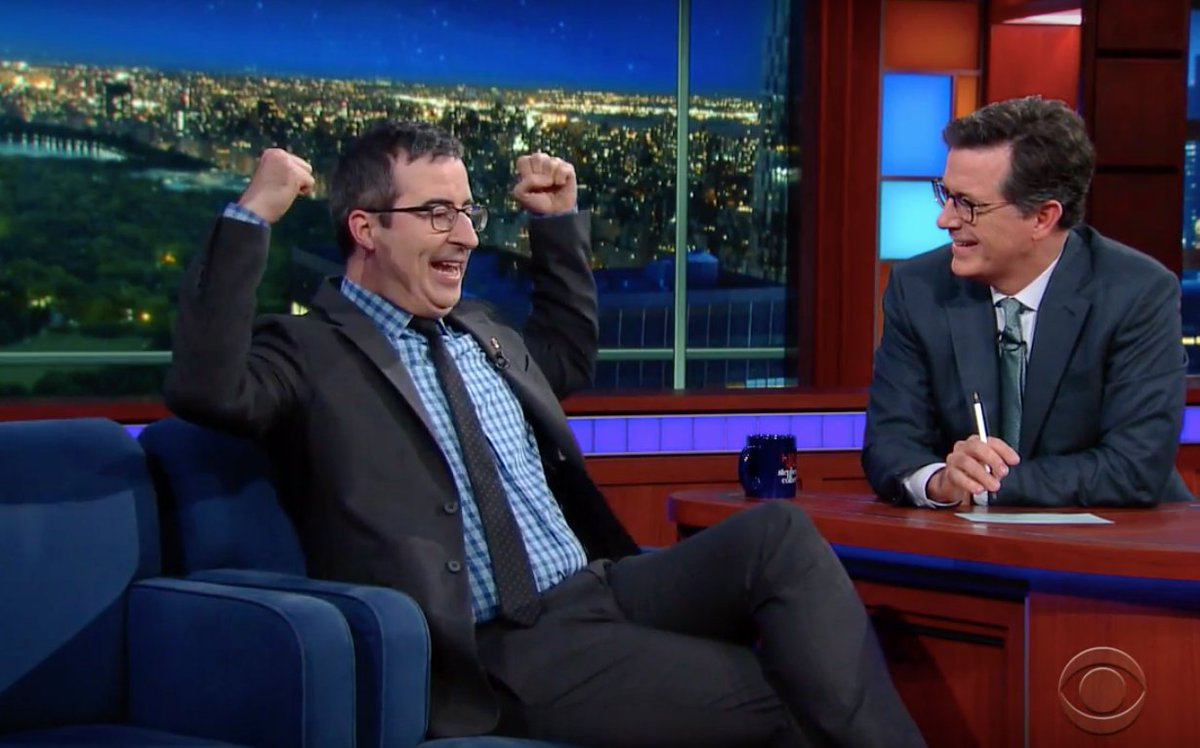 Slate On Twitter John Oliver Has Some Of His Own Dad Jokes In Honor Of America S Step Dad Tim Kaine Https T Co Awfdyx0yfy