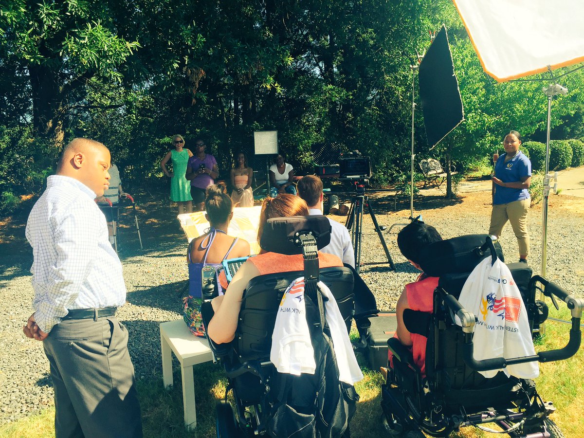 KevinCampbellNC's tweet photo. Spent the morning w/some very special people from @EasterSealsUCP. Stay tuned for info about @wsoctv and #WalkWithMe https://t.co/GjBsfGKkIc
