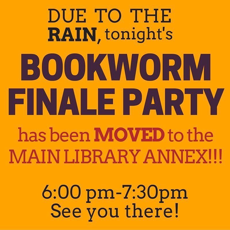 crcpl's tweet photo. #crcpl #chillicothe #bookworm #summerreading #party #rain #onyourmarkgetsetread https://t.co/zmrHZBmSna https://t.co/kHJ95GJSsA