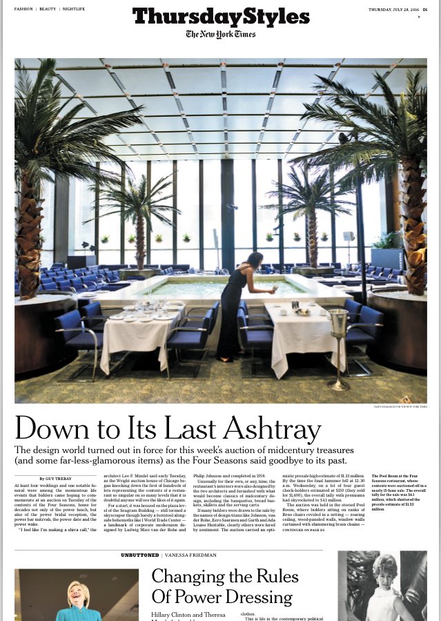 theriz__'s tweet photo. Soo.. Look who's on the @nytimes cover today.. Yeah.. It's me!!! 🙆🏼🙆🏼😍😍 #omg #nyc #thursdaystyles https://t.co/RPUo2fNFco