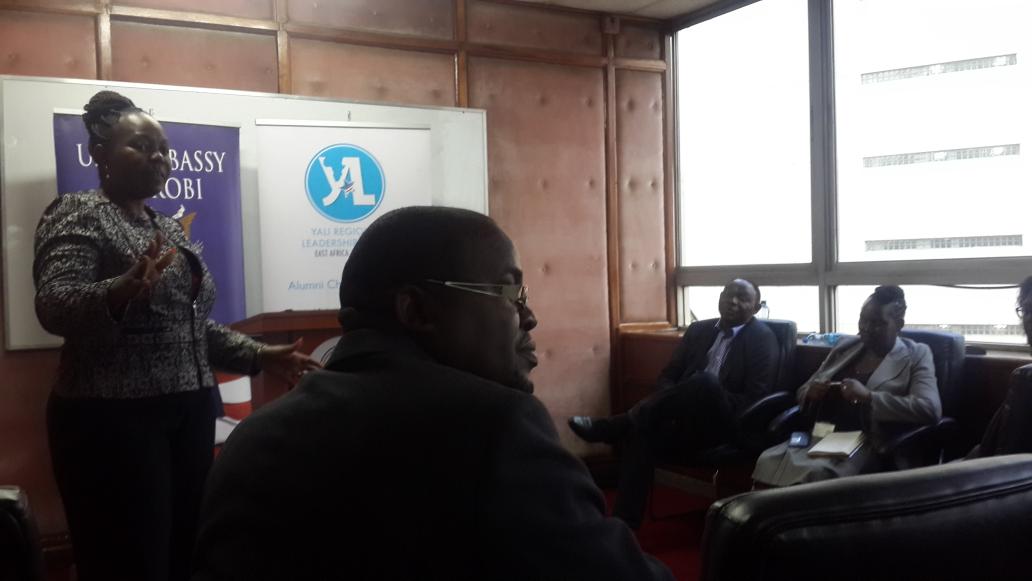 Beatrice Mwasi of Center for Business Innovation Training #CBiT giving the Competitive Edge! #YALIKETALK