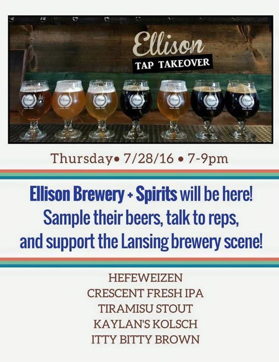 CladdaghLansing's tweet photo. #TapTakover from 7-9pm tonight! https://t.co/mCbBdcLkVK