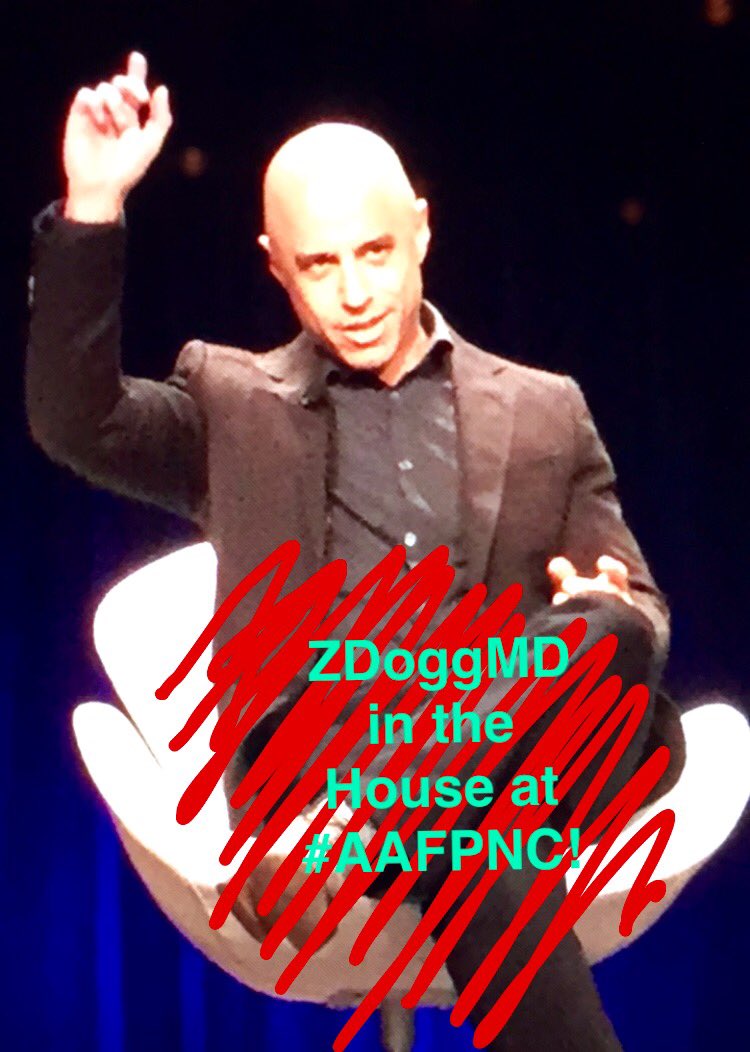 aafp's tweet image. Who else is loving @zdoggmd at #aafpnc?