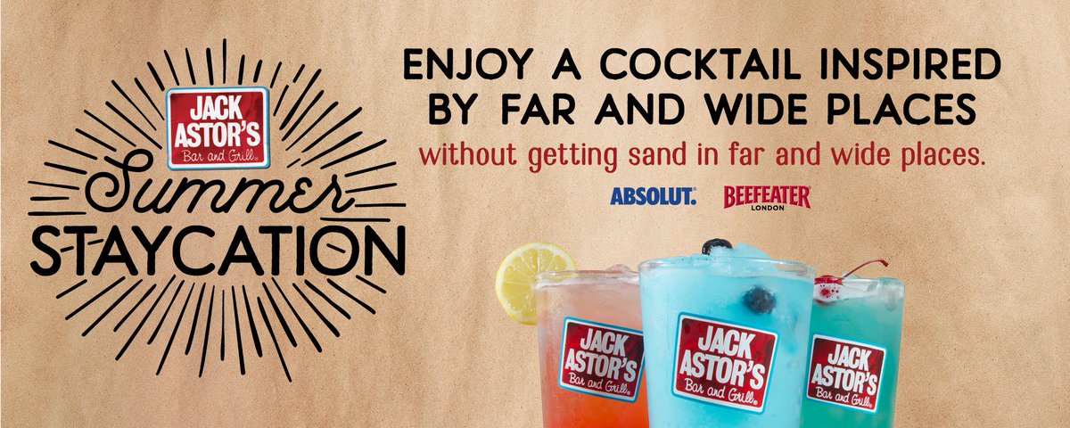 MyChaos's tweet photo. Turn your #Staycation into a $10K Vacation thanks to @Jack_Astors https://t.co/i8jncNwVkr #JacksPatio #JackAstors https://t.co/Az7JG6njmy