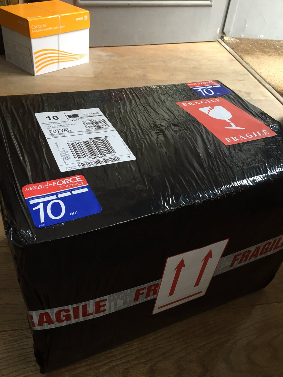 MBETWells's tweet photo. @Fromage_French just been picked up for you!! On its way... https://t.co/b3hcrawkzn