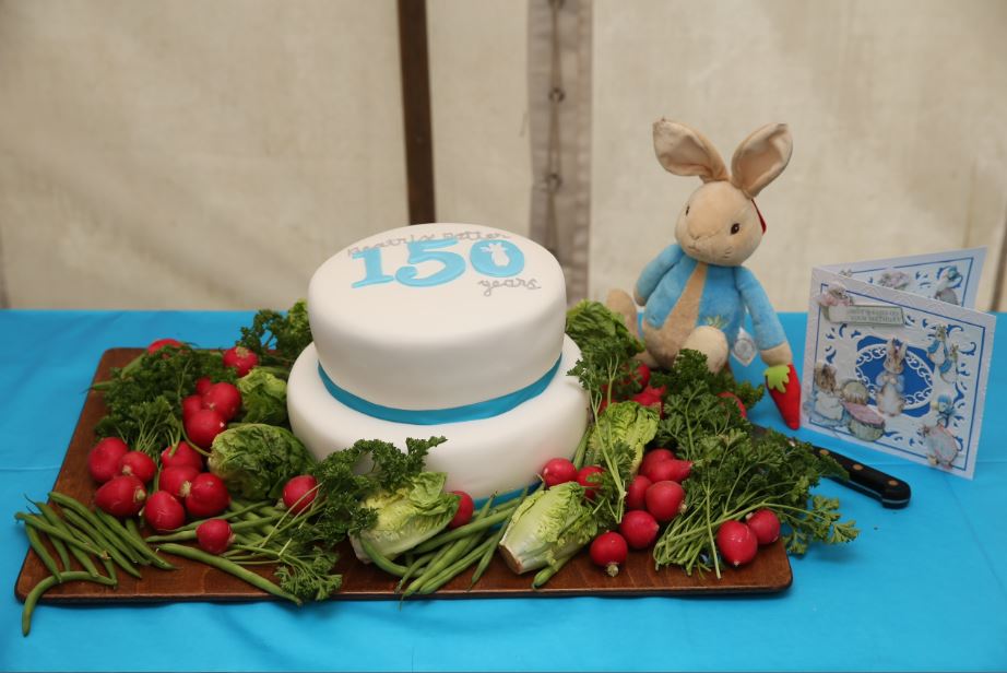 nationaltrust's tweet photo. Born 150 years ago today! Fancy a slice of #BeatrixPotter cake with your afternoon cuppa? https://t.co/7INCiEQOaB