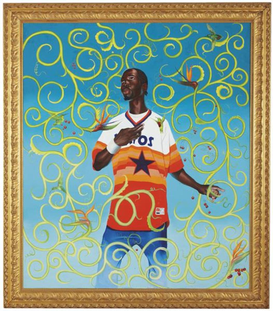 wileykehinde's tweet photo. Female Prophet Anne, Samuel’s Mother, 82×71in, Sold for $52,500 USD #kehindewiley https://t.co/adpKB4MyWf https://t.co/djgQciRgxs