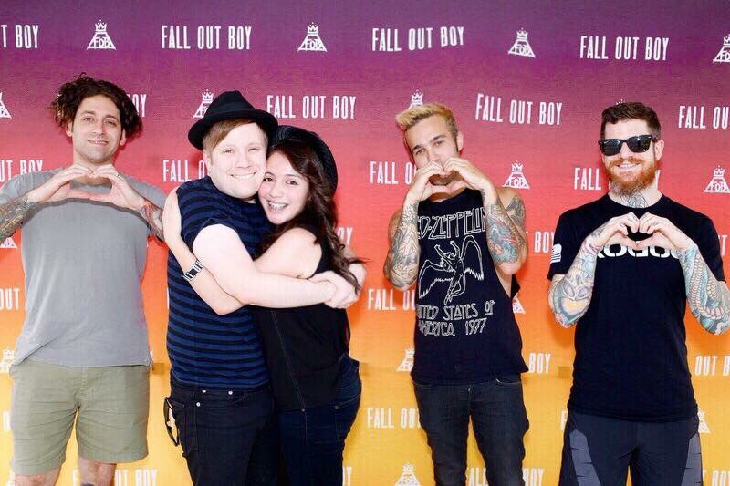 funfettighoul's tweet photo. 1 year ago today I met Fall Out Boy for the second time...oh the feels :')
#BoysOfZummerTour https://t.co/FQ2Zy8yYFl