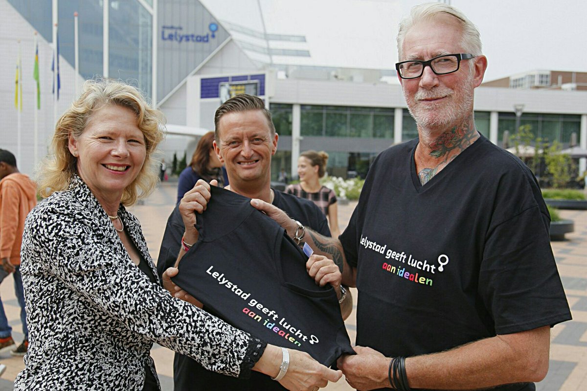 Ook #Lelystad is van de partij bij de #CanalPride #EuroPride2016 #luchtaanidealen