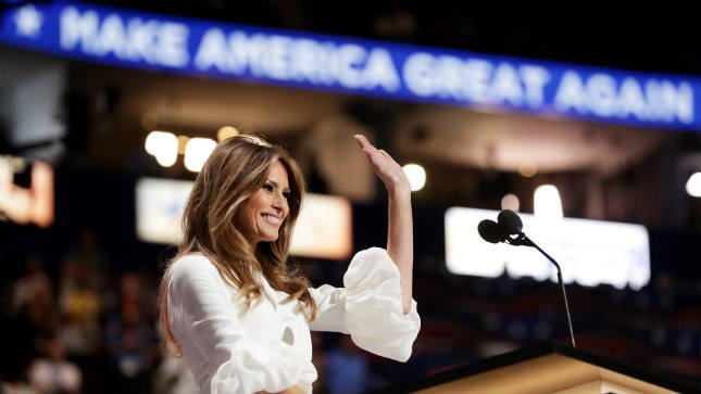 thehill's tweet photo. Melania Trump's website scrubbed from Internet amid questions about biography: https://t.co/2ZeeIOic8O https://t.co/hNl0IeSYD7