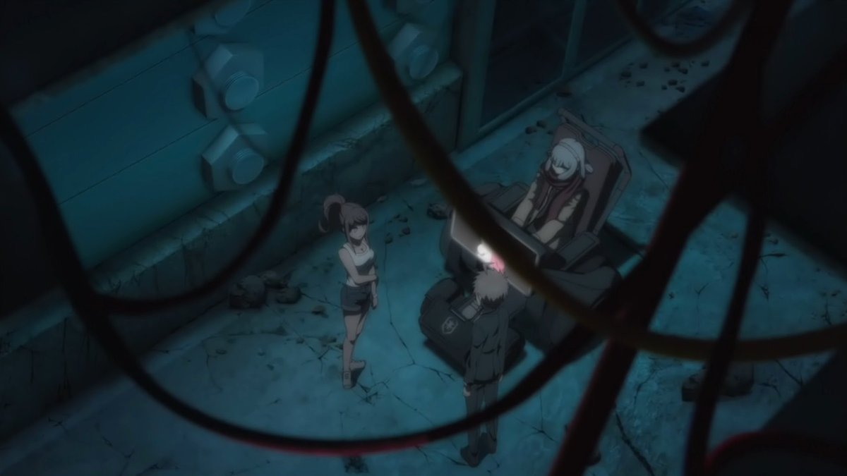 サクサク 未来編3話考察 階層の穴 っぽい上からの視点が多くて気になった 犯行は誰でも可能だった あとおいちいさん何を細工してるの消火器この人のせい おもちゃナイフ作ったのこの人だったら笑うｗ ダンガンロンパ3 ダンガンロンパ3考察