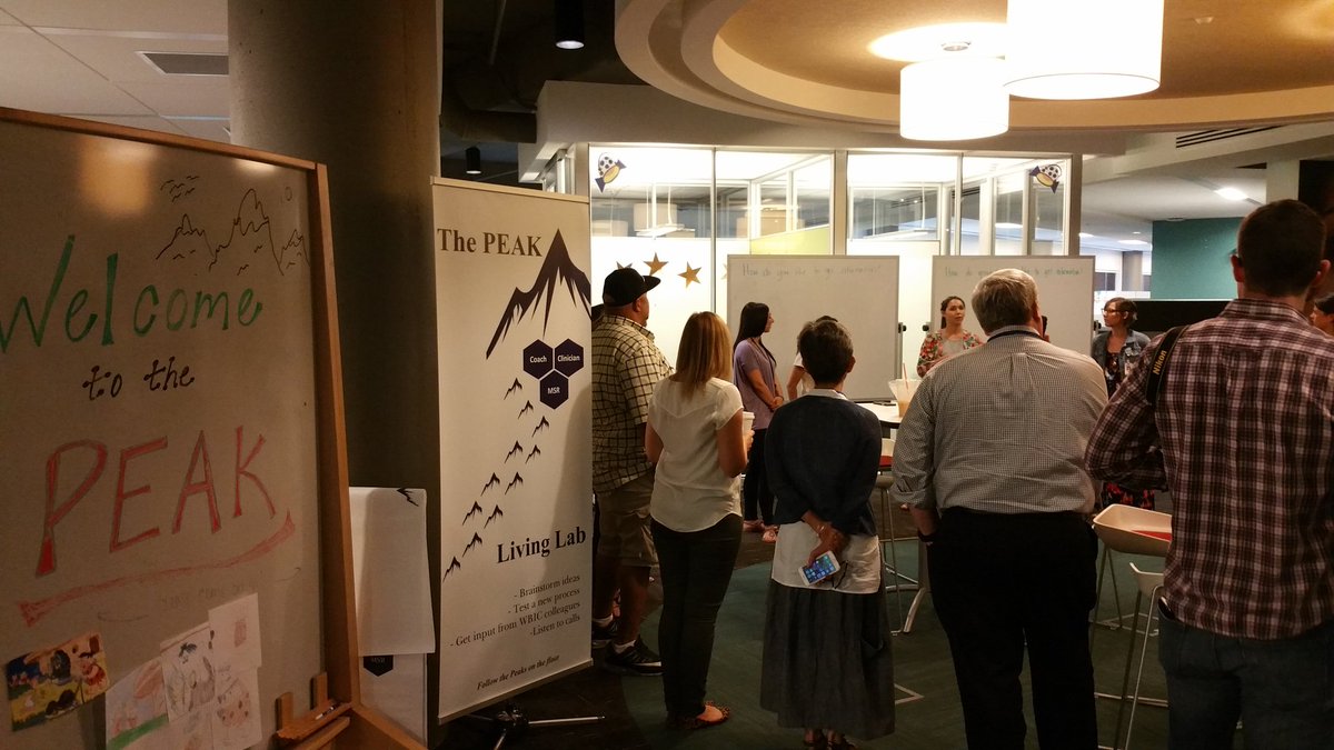 HILLHWAYS's tweet photo. At the @HILLHWAYS Peak living lab with some VIPs learning how 2 solve problems and listen to consumers. @nasongroup https://t.co/A7Z8Gmxrlx