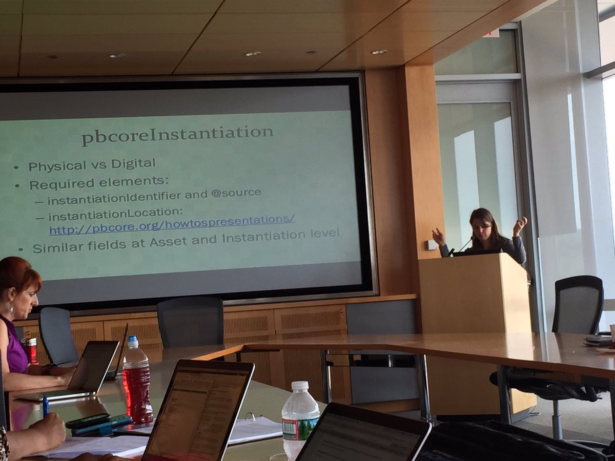 amarchivepub's tweet photo. Getting #PBhardCore this morning with AAPB Metadata Specialist Sadie Roosa. @therealpbcore #pbcore #ndsr https://t.co/Pwq8xHOwgr