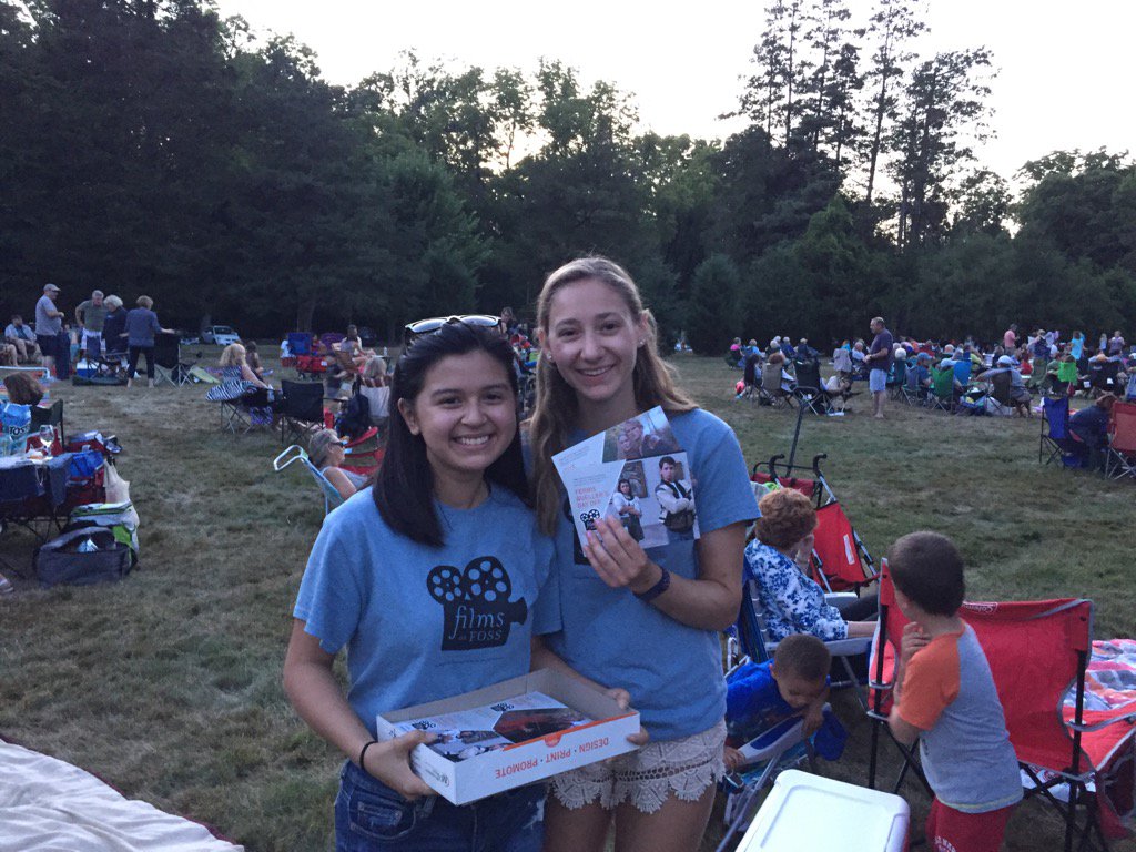 MtownYSB's tweet photo. Mayoral Youth Cabinet members at "Music at the Mansion" helping to spread the word about #FilmsonFoss. https://t.co/MtdsmOSmfp