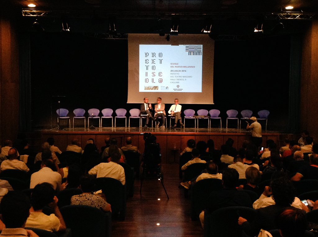 Innovare didattica e innovare #EdiliziaScolastica vanno di pari passo. Oggi presentiamo #ScuoleInnovative a Cagliari