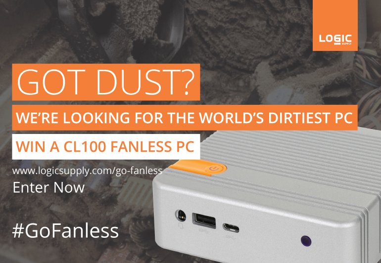 OnLogic's tweet photo. Only 2 weeks left to enter! Win a CL100 #Fanless Mini #PC: https://t.co/bVfnV8KmjO #GoFanless #Computers https://t.co/1Dud7lYecD
