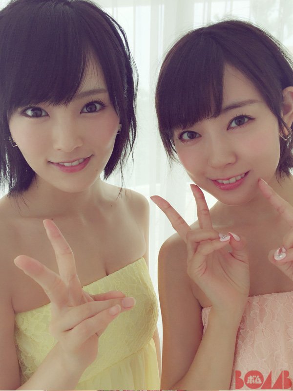 EX大衆 5月号 実物大ポスター 山本彩 渡辺美優紀 水着