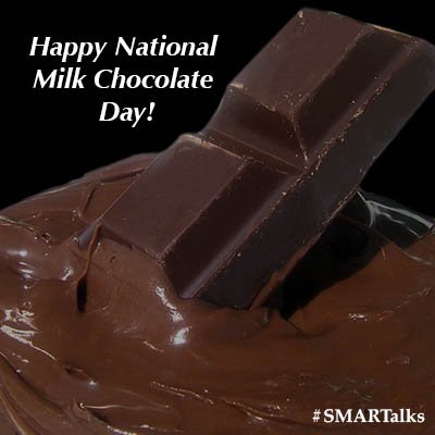 smartalkstv's tweet photo. Happy #NationalMilkChocolateDay enjoy #DeborahPrinz book #OnTheChocolateTrail #SMARTalks https://t.co/RQv6jj52NP https://t.co/abQ2gapsaU