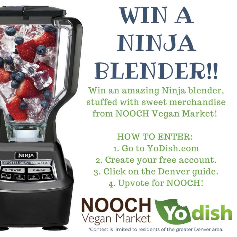 YoDishVeg's tweet photo. Contest ends this Saturday 6/30! Enter now while you still can, #Denver! @NoochVegan https://t.co/tiopBQzV2F