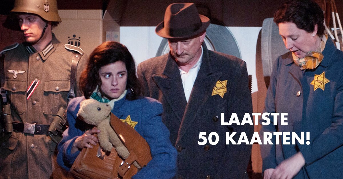 Zondag de allerlaatste voorstelling van #Anne in <a href="/Theater_Adam/">Theater Amsterdam</a>. Nog maar 50 tickets! bit.ly/Annetickets