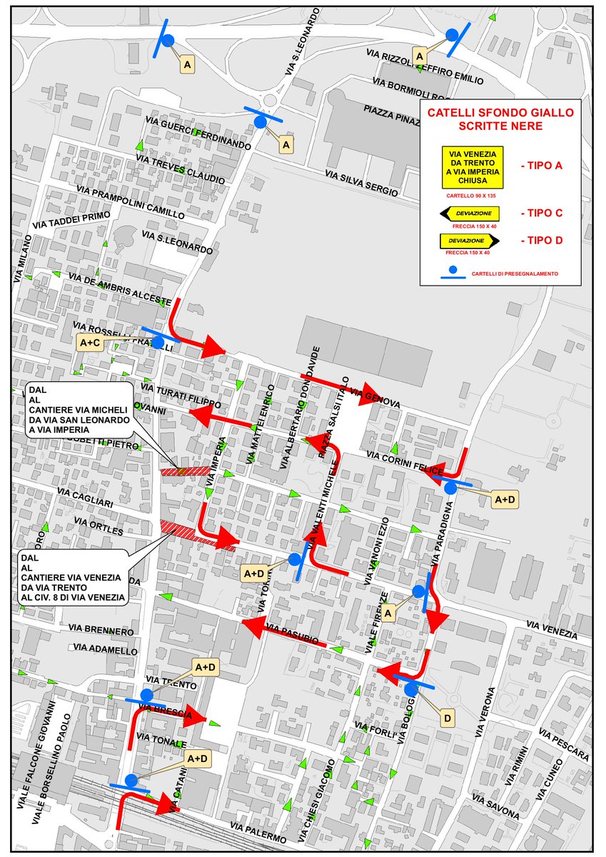 ComuneParma's tweet photo. #Viabilpr: Modifiche #viabilitร via Venezia e via Micheli #Parma dal 1 agosto al 2 settembre https://t.co/VU4TxYZ53n https://t.co/QBw7MdWmjp