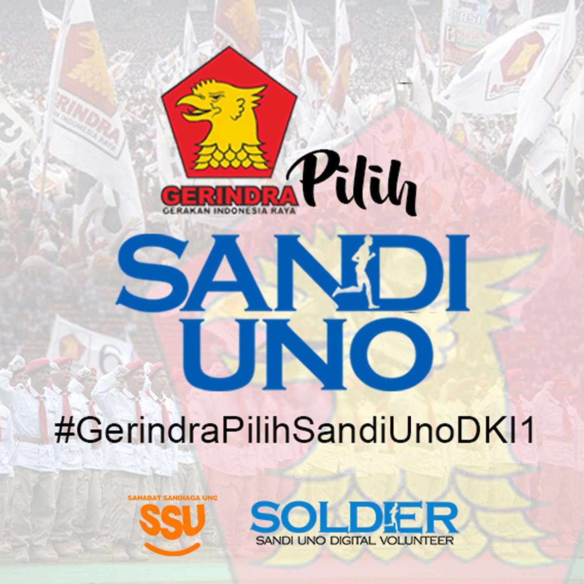 #GerindraPilihSandiUnoDKI1. Masy. yakin Sandi Uno Bisa Kontrol Bahan Pokok &amp; Membuka Lapangan kerja utk masyarakat