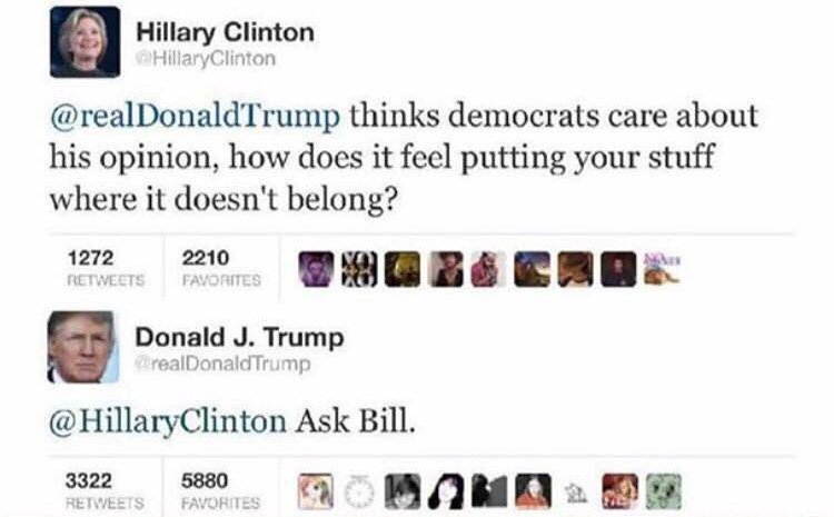 shopboldbrassy's tweet photo. DANNNG..shots fired! Politics in the big top tent #circus #whatadick #prettyfunnythough 😂 https://t.co/j6mO59iSnW
