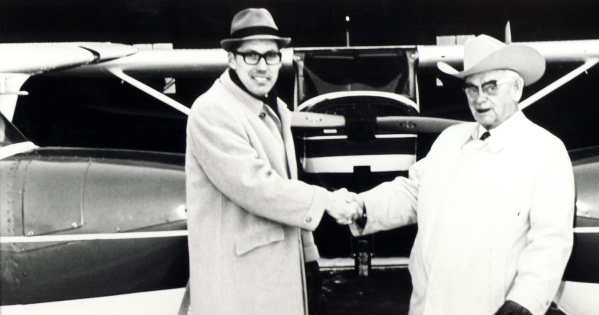 aeholl22's tweet photo. #TBT to 1968, when #myUND received the first fleet of planes. #FlyUND - https://t.co/80awyRgRrf https://t.co/b9RThKchi0