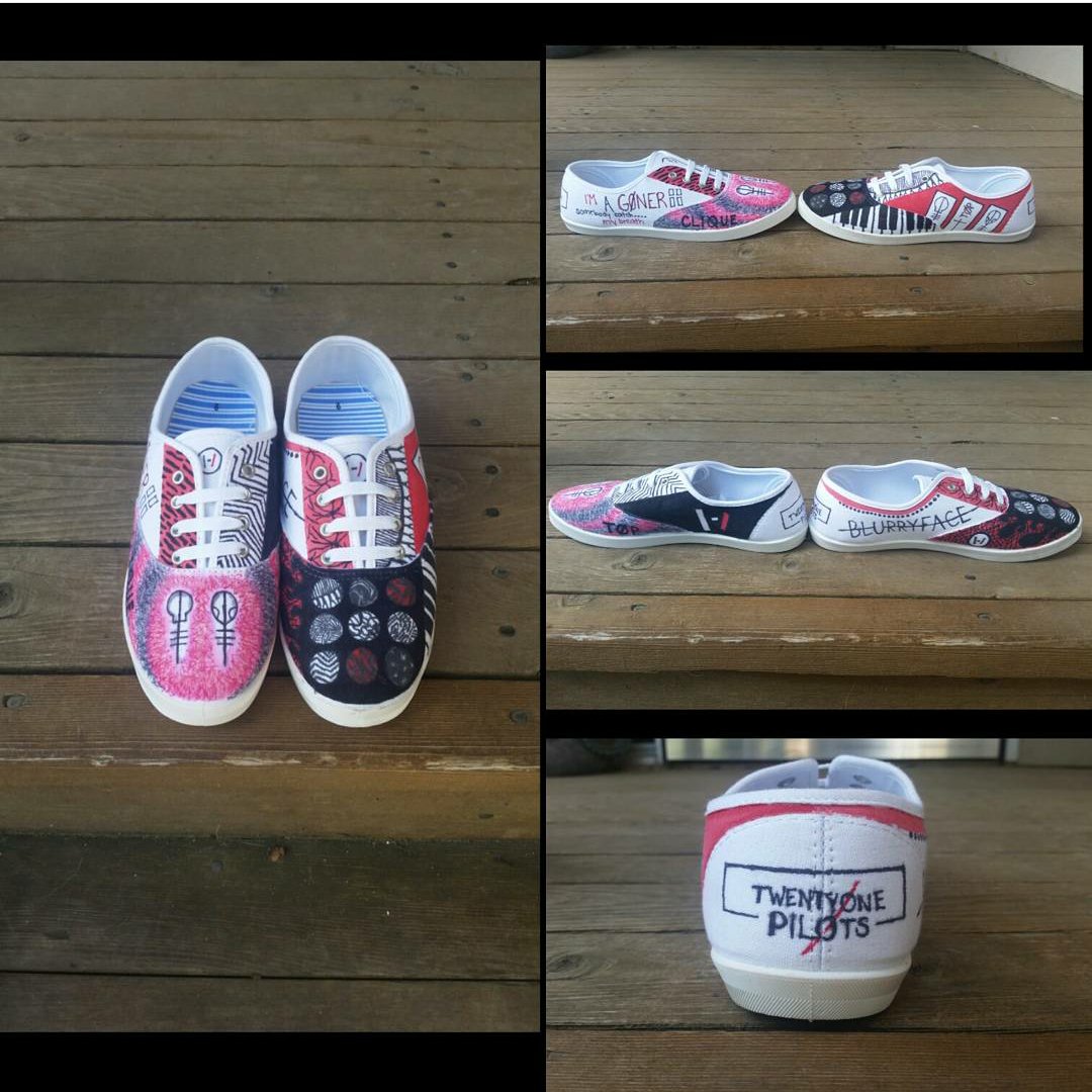 Calison12's tweet image. I just got done making my shoes for the concert. What do u think? @BDandG963 @GiselleUgarte @Go963MN @BenHolsen963