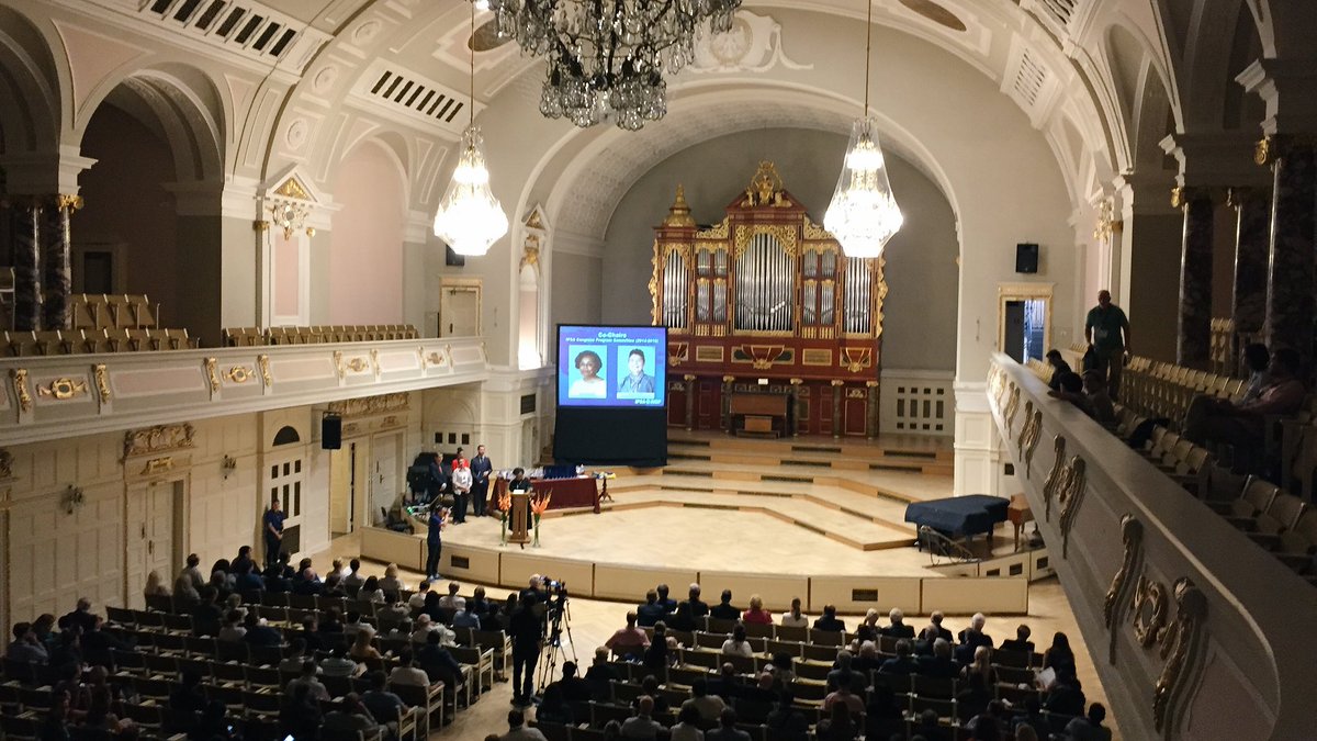 MariTuokko's tweet photo. The closing ceremony of #IPSA2016. Thank you for a great congress! #polsci #ipsawc #poznan https://t.co/CIqW4Ht33Y
