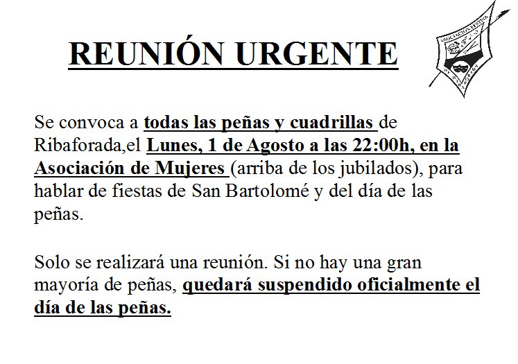 ComisionRibafor's tweet photo. Colaboración, por favor. https://t.co/EFIV4lQWgE