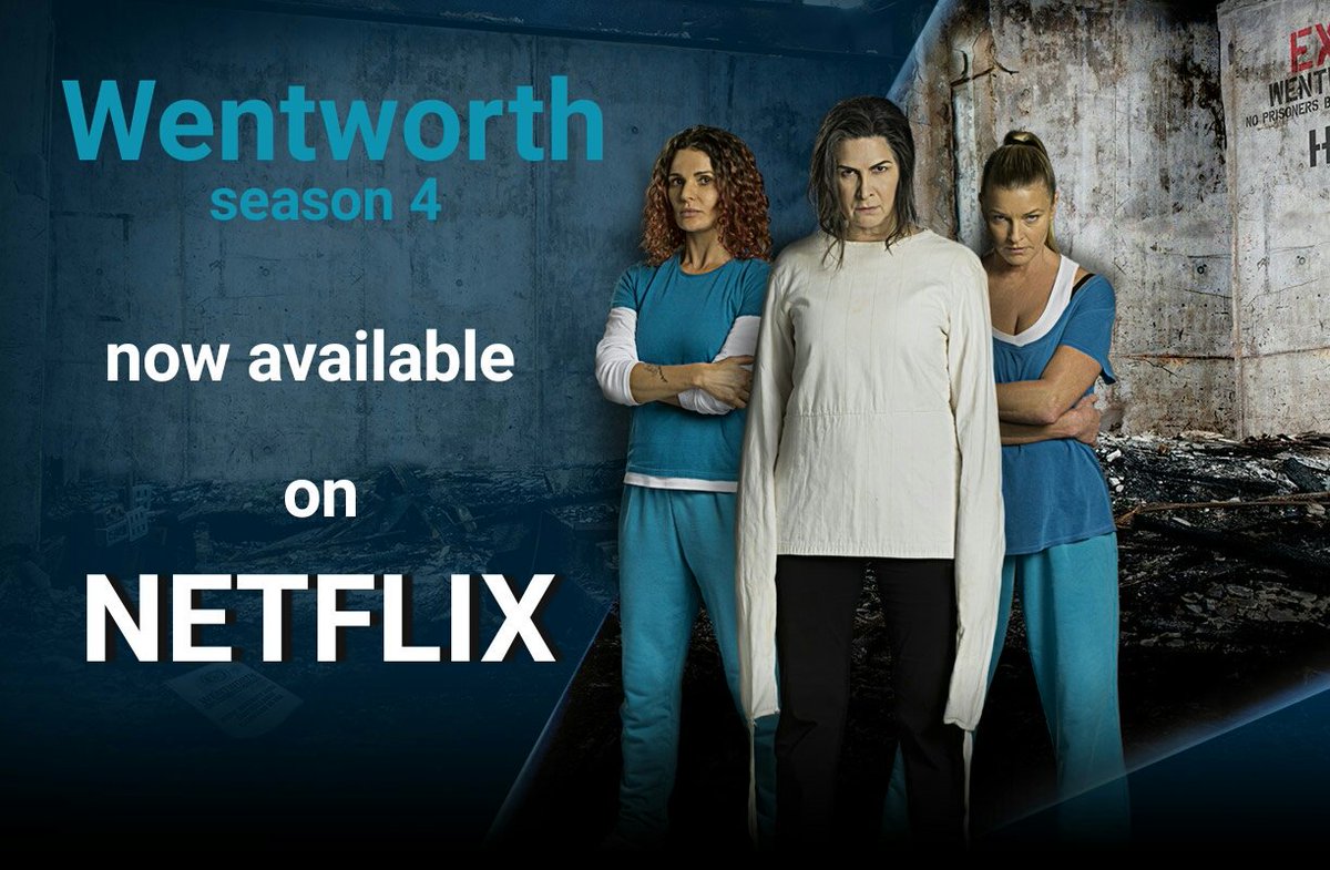 <a href="/Wentworth_TV/">Wentworth</a> It's official U.S wentworth season 4 is now available on Netflix!  #wentworth #netflix