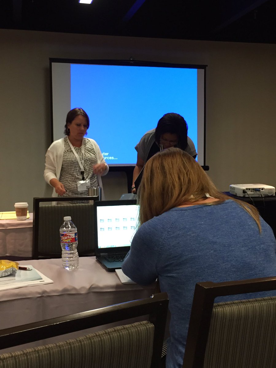 Ladies preparing for safety presentation #harmonyleads16