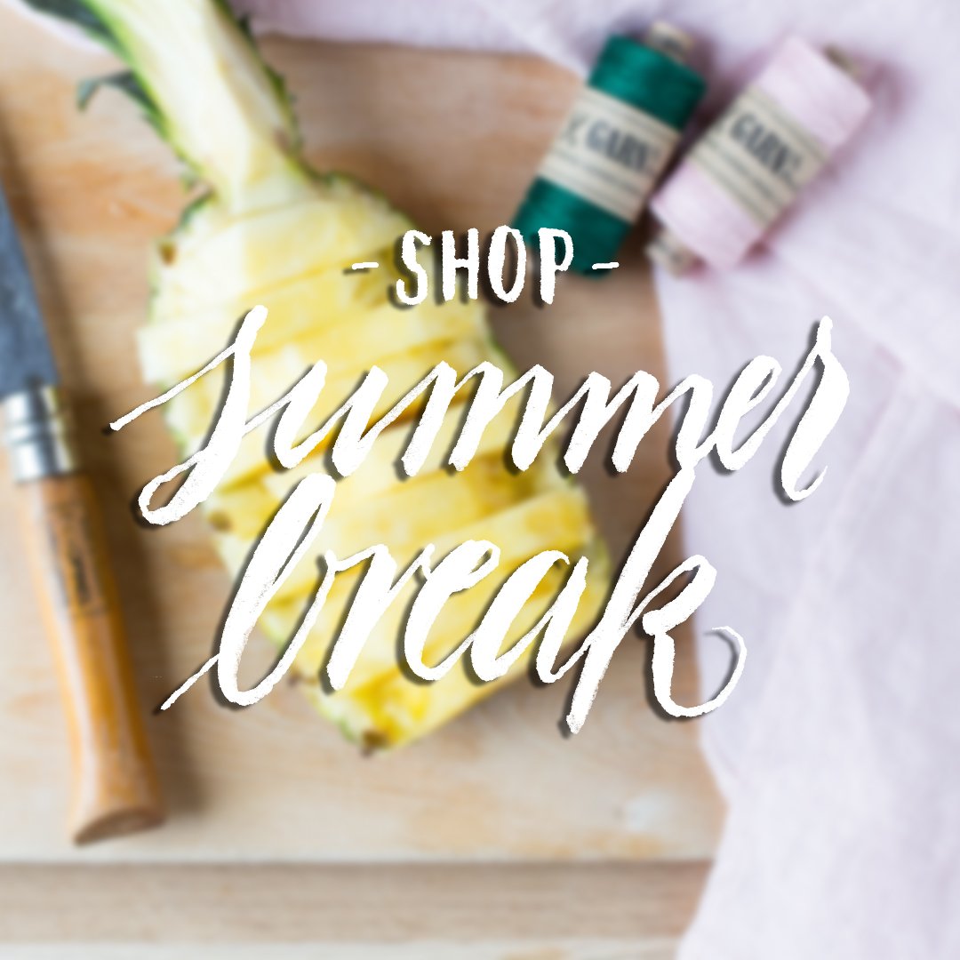 garnundmehr's tweet photo. SUMMER BREAK in the shop: last order day this Friday, 29th! We’ll be on summer break from August 1st through 12th. https://t.co/KhB65AfciR