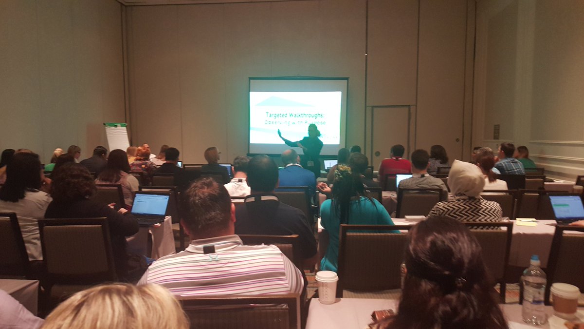 Alimalik12's tweet photo. Dr. Esch meaningful walkthroughs. "Walk through like it is your ship"- well said. #harmonyleads16 https://t.co/mAw3Ig2G9O