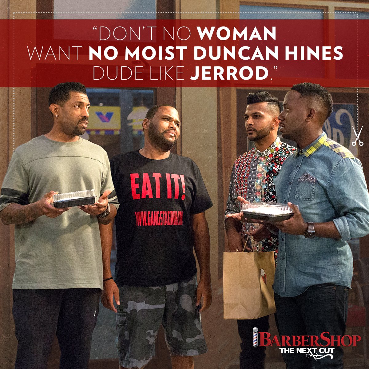 BarberSalonTalk's tweet photo. Jerrod can’t catch a break. #Barbershop https://t.co/64c1DEJbma (via Twitter https://t.co/IeRVj0Lh3U) https://t.co/VYBqRJNCP3