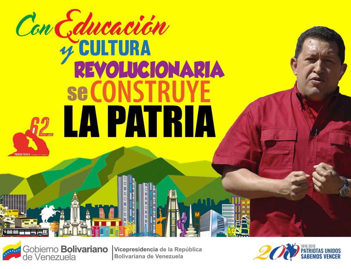 ViceVenezuela's tweet photo. Hoy conmemoramos el natalicio de nuestro Comandante Hugo Rafael Chávez Frías. Chávez Vive, la Patria sigue https://t.co/oI4remMNVD
