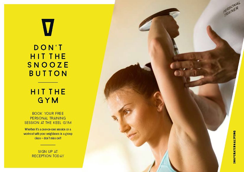 TheKeelUK's tweet photo. Our customers can now take advantage of free PT sessions at our on-site gym. Limited spaces! #fitness #keelconcierge https://t.co/unqHvHQ5Y6